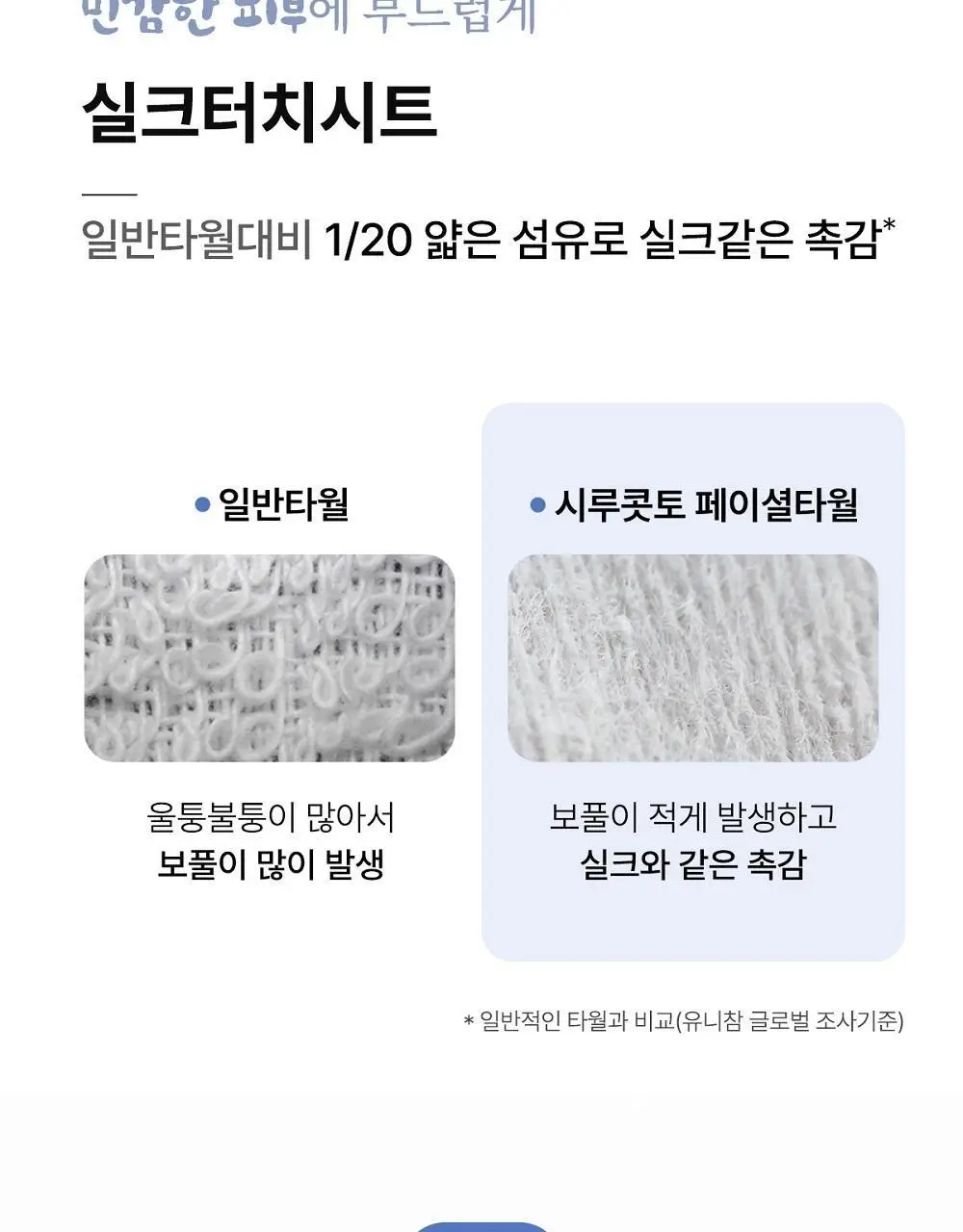 [NEW] 시루콧토 페이셜 타월 40P 상세페이지 5